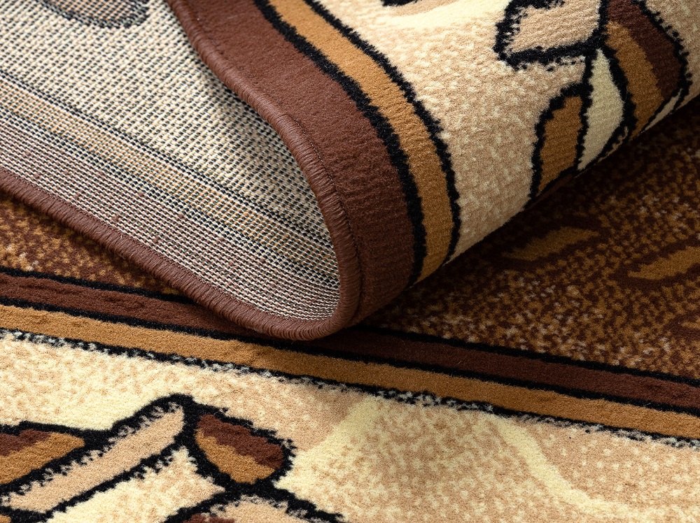 Kusový koberec BCF F25 hnědý